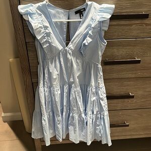 light blue dress from aqua